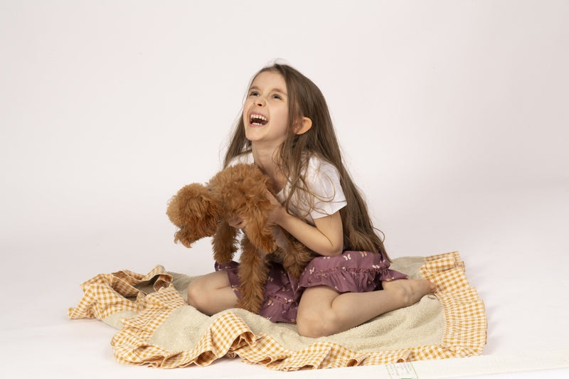 Telo in spugna  vichy brown